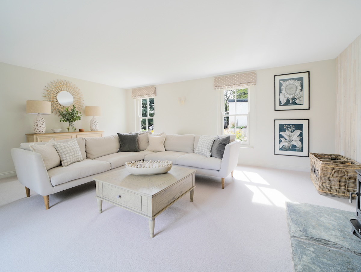 Cornwall Interior Design - bright, open living room